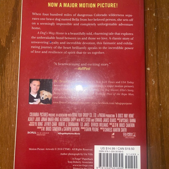 A Dog's Way Home book - Picture 2 of 2